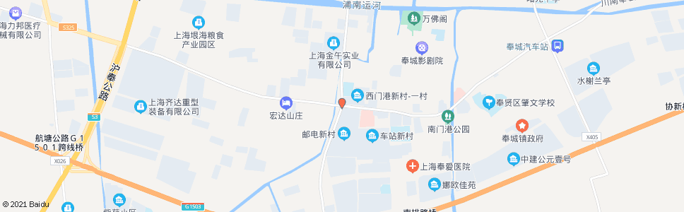 上海新奉公路川南奉公路_公交站地图_上海公交_妙搜公交查询2024