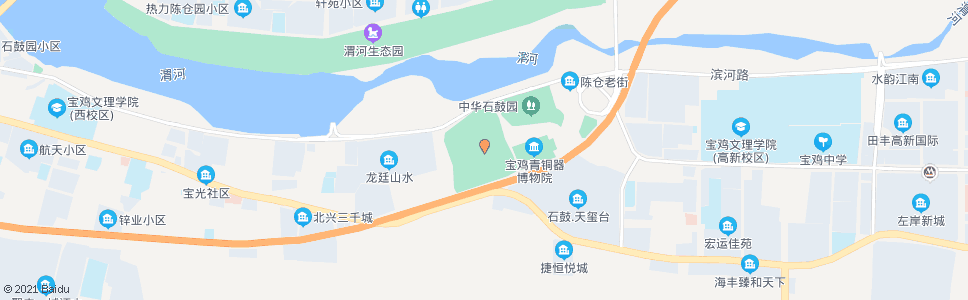 宝鸡石鼓山公园_公交站地图_宝鸡公交_妙搜公交查询2024