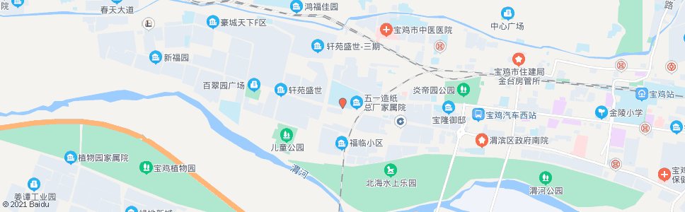 宝鸡市技工学校_公交站地图_宝鸡公交_妙搜公交查询2024