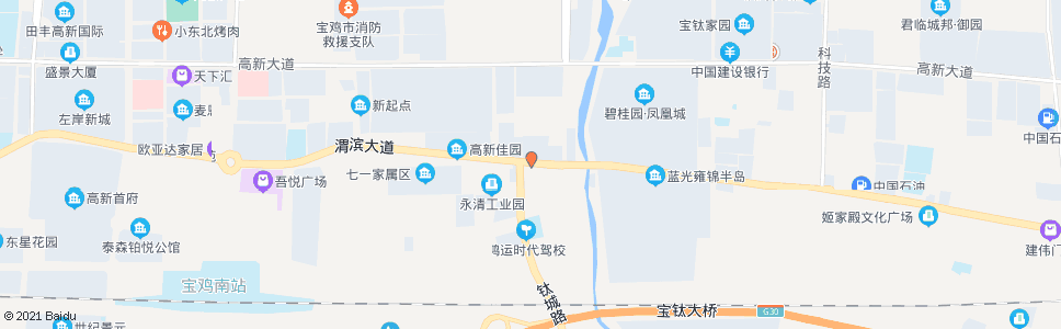 宝鸡汉中路南口_公交站地图_宝鸡公交_妙搜公交查询2025