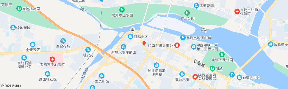 宝鸡高新开发区医院_公交站地图_宝鸡公交_妙搜公交查询2025