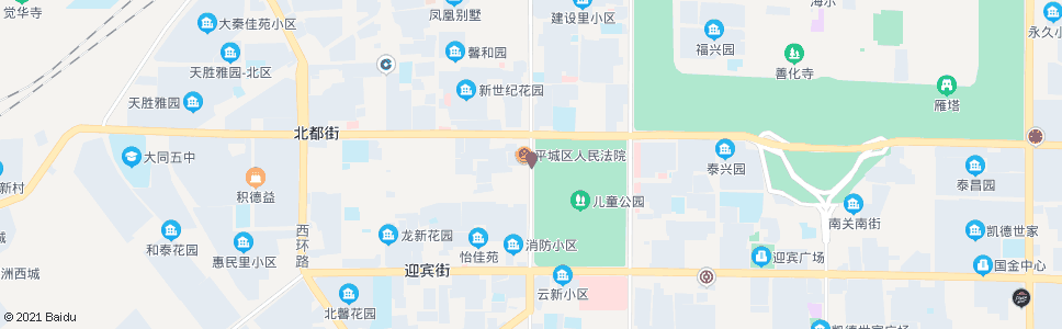 大同云中路北都街口_公交站地图_大同公交_妙搜公交查询2024