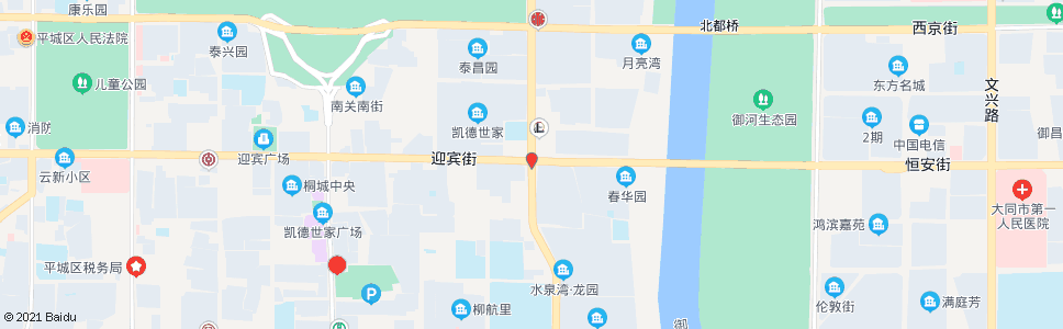 大同御河西路迎宾街口_公交站地图_大同公交_妙搜公交查询2024