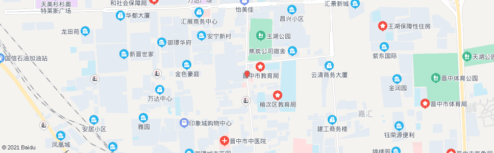 晋中晋中眼科医院(仁信医院)_公交站地图_晋中公交_妙搜公交查询2024