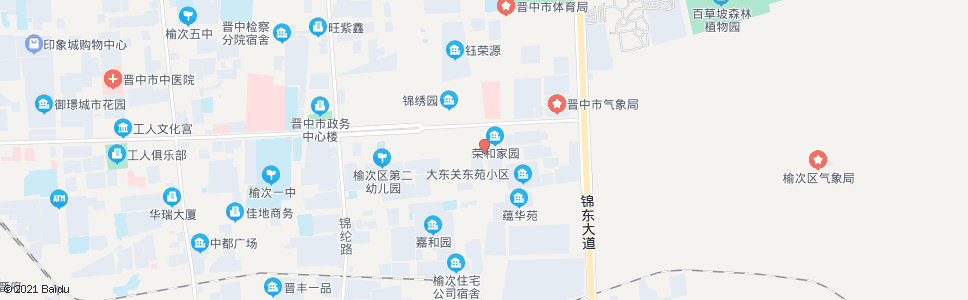 晋中体委宿舍_公交站地图_晋中公交_妙搜公交查询2024