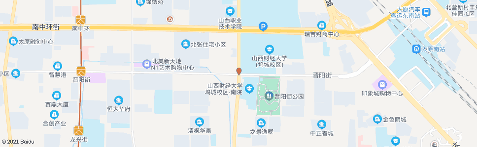 太原正阳街大运路口_公交站地图_太原公交_妙搜公交查询2024