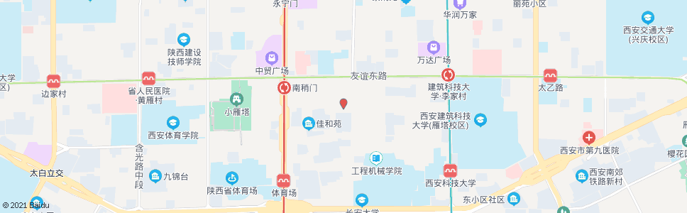 西安文艺路批发市场_公交站地图_西安公交_妙搜公交查询2024