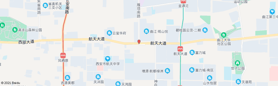 西安杜陵东路(雁塔南路南口)_公交站地图_西安公交_妙搜公交查询2024