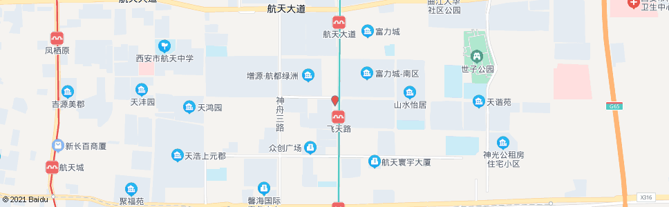 西安航拓路神舟四路口_公交站地图_西安公交_妙搜公交查询2024