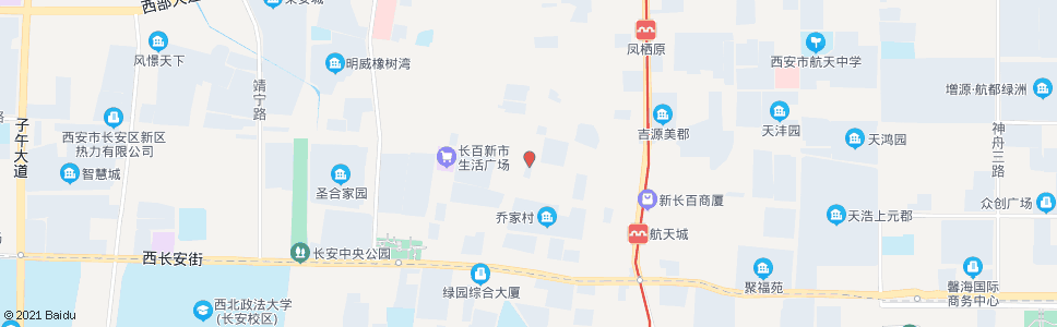 西安长兴北路韦曲北街口_公交站地图_西安公交_妙搜公交查询2024