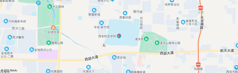 西安欧亚学院_公交站地图_西安公交_妙搜公交查询2024