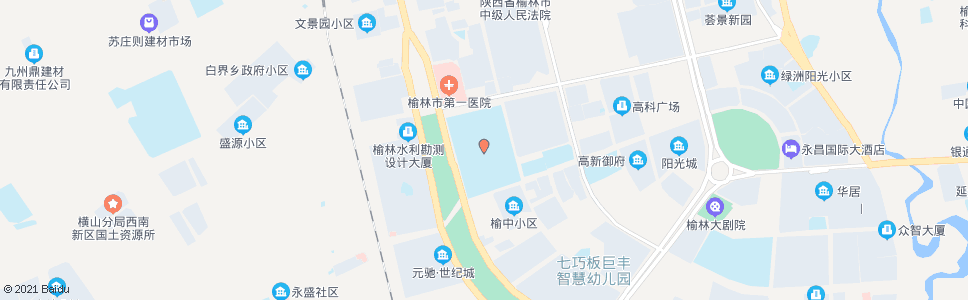 榆林榆林中学(G210)_公交站地图_榆林公交_妙搜公交查询2024