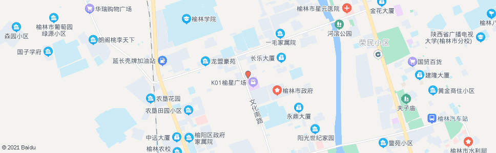 榆林210国道(保宁路)_公交站地图_榆林公交_妙搜公交查询2024