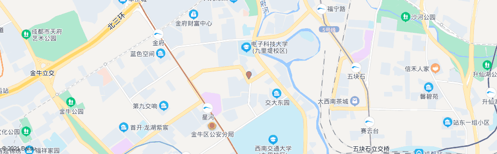 成都星汉路_公交站地图_成都公交_妙搜公交查询2024