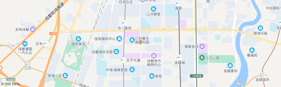 成都成汉南路锦晖西二街口_公交站地图_成都公交_妙搜公交查询2024