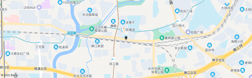 成都锦绣大道晨辉北路口_公交站地图_成都公交_妙搜公交查询2024