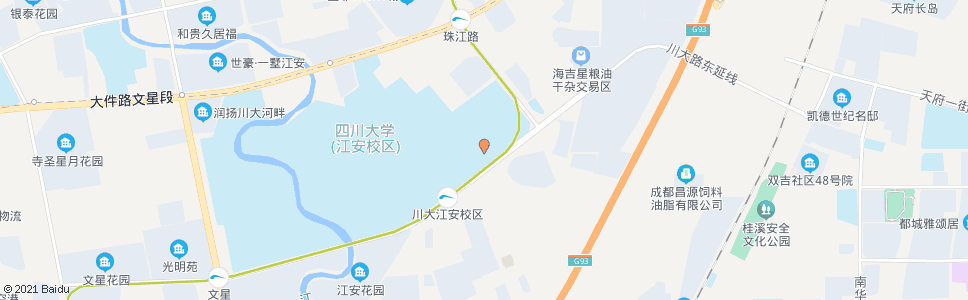 成都黄河路川大路口_公交站地图_成都公交_妙搜公交查询2024