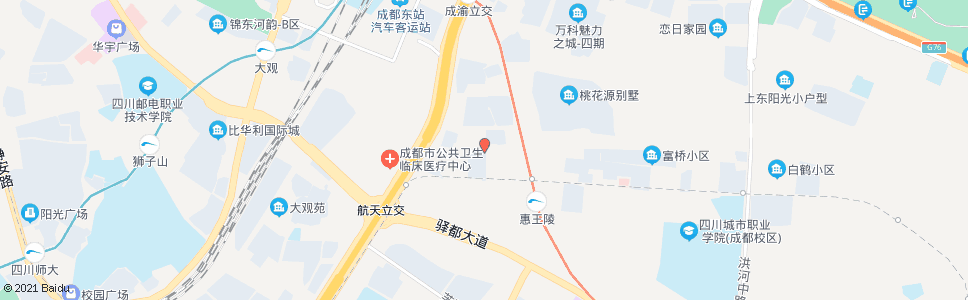 成都惠王陵西路_公交站地图_成都公交_妙搜公交查询2024