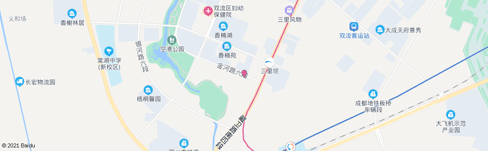 成都金河路五段东_公交站地图_成都公交_妙搜公交查询2024