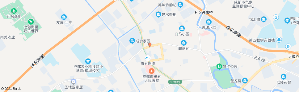 成都来凤路_公交站地图_成都公交_妙搜公交查询2024