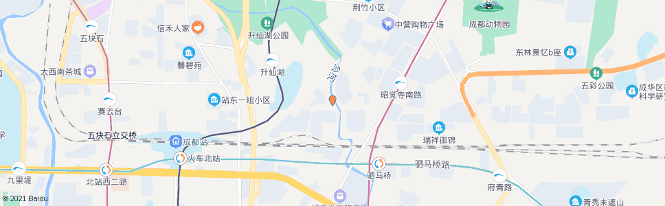 成都升仙湖北路南_公交站地图_成都公交_妙搜公交查询2024