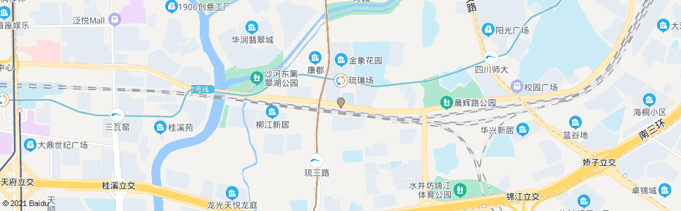 成都锦绣大道锦华路口_公交站地图_成都公交_妙搜公交查询2024