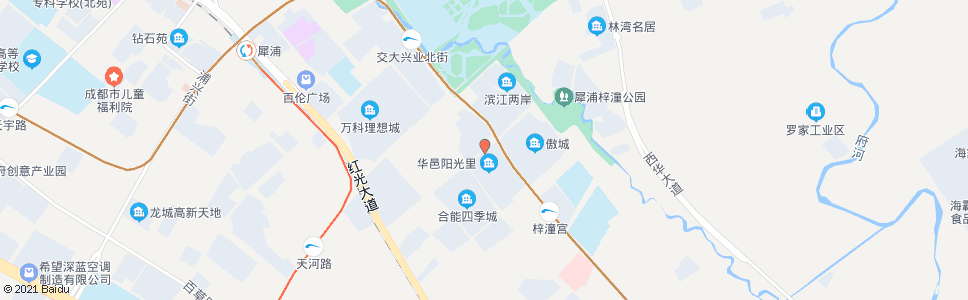 成都校园路口_公交站地图_成都公交_妙搜公交查询2024