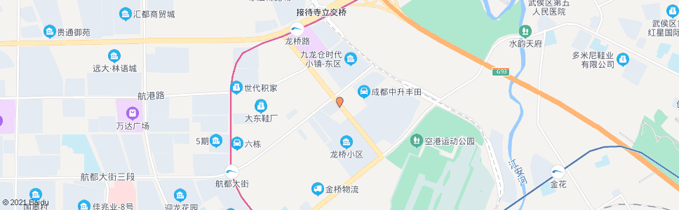 成都航都大道路口_公交站地图_成都公交_妙搜公交查询2024