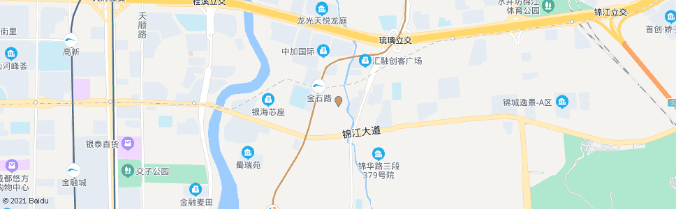 成都锦盛路_公交站地图_成都公交_妙搜公交查询2024