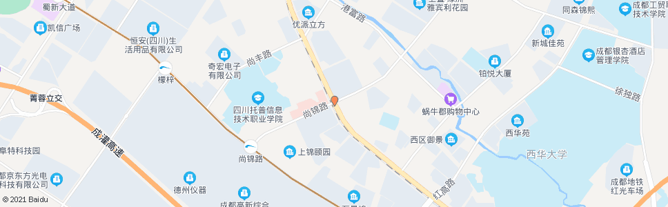 成都红光大道尚锦路口_公交站地图_成都公交_妙搜公交查询2024