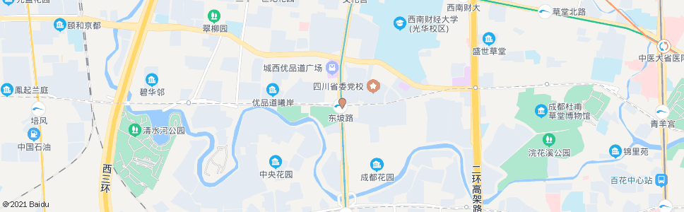 成都青羊大道家园路口_公交站地图_成都公交_妙搜公交查询2024