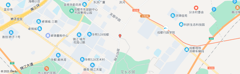 成都银杏大道百日红中路口_公交站地图_成都公交_妙搜公交查询2024