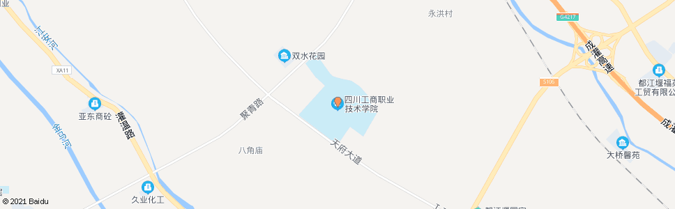 成都四川鑫达站(原工商技术学院)_公交站地图_成都公交_妙搜公交查询2024