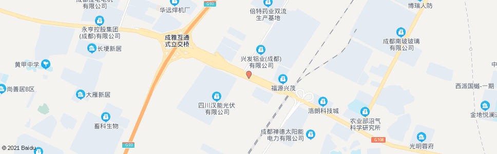 成都牧华路空港四路口_公交站地图_成都公交_妙搜公交查询2024