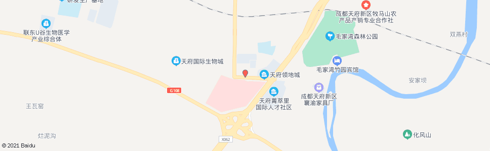 成都凤凰村_公交站地图_成都公交_妙搜公交查询2024