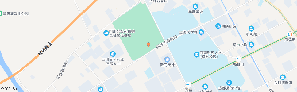 成都中医药大学南门_公交站地图_成都公交_妙搜公交查询2024