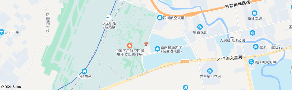 成都机场迎宾大道十号公路_公交站地图_成都公交_妙搜公交查询2024