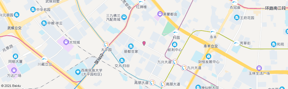 成都长益路_公交站地图_成都公交_妙搜公交查询2024