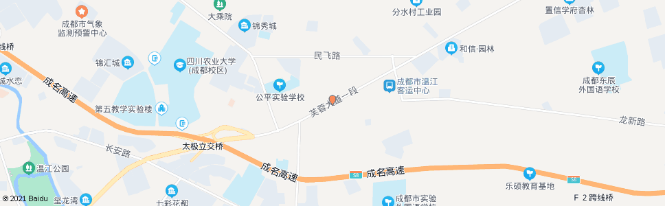 成都温郫大道路口_公交站地图_成都公交_妙搜公交查询2024