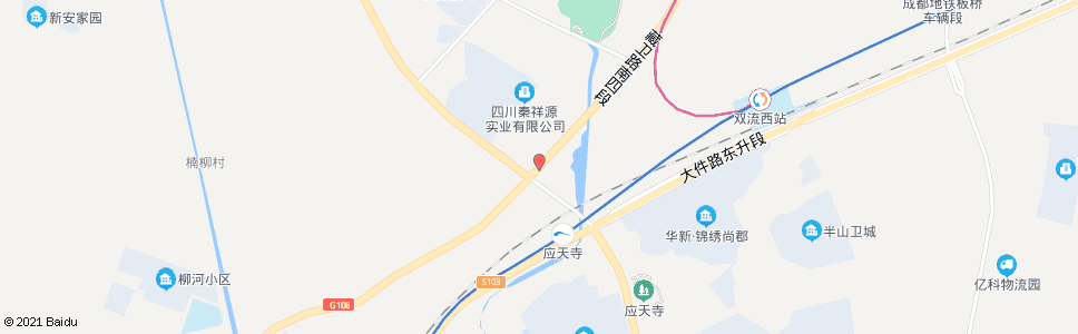 成都绕城大道工业路口_公交站地图_成都公交_妙搜公交查询2024