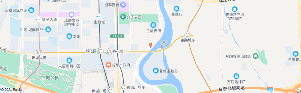 成都科华南路锦城大道口_公交站地图_成都公交_妙搜公交查询2024