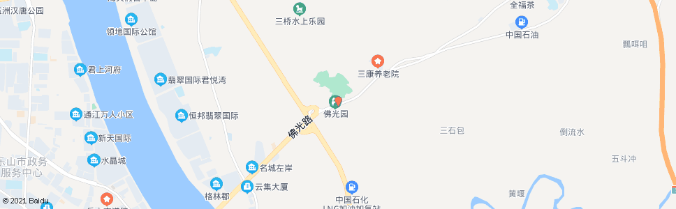 乐山维洪寺_公交站地图_乐山公交_妙搜公交查询2024