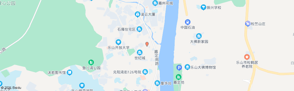 乐山泌水院步行街_公交站地图_乐山公交_妙搜公交查询2024