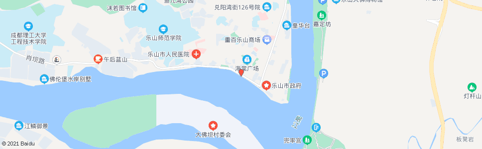 乐山育贤门_公交站地图_乐山公交_妙搜公交查询2024