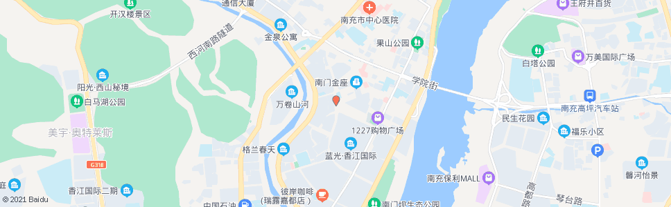 南充桑园路_公交站地图_南充公交_妙搜公交查询2024