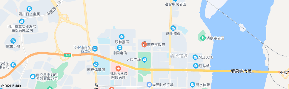 南充岔路口_公交站地图_南充公交_妙搜公交查询2024