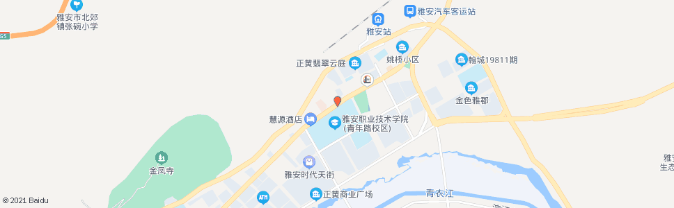 雅安汉碑村_公交站地图_雅安公交_妙搜公交查询2024