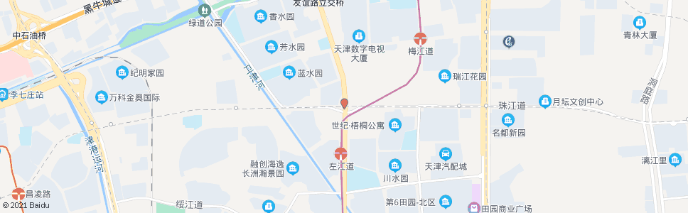 天津友谊南路_公交站地图_天津公交_妙搜公交查询2025