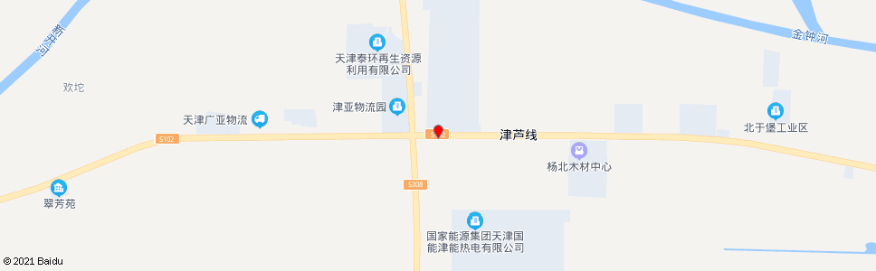 天津杨北公路_公交站地图_天津公交_妙搜公交查询2024