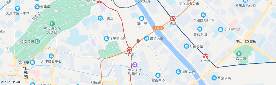 天津福建路_公交站地图_天津公交_妙搜公交查询2024